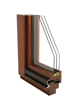Querschnitt Holzfenster ExclusivLine