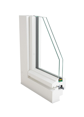Querschnitt eines HistoricLine-Fensters.